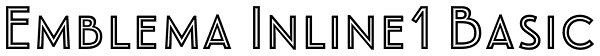 Emblema Inline1 Basic Font