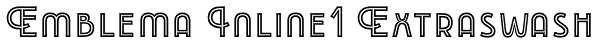 Emblema Inline1 Extraswash Font
