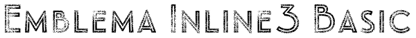 Emblema Inline3 Basic Font