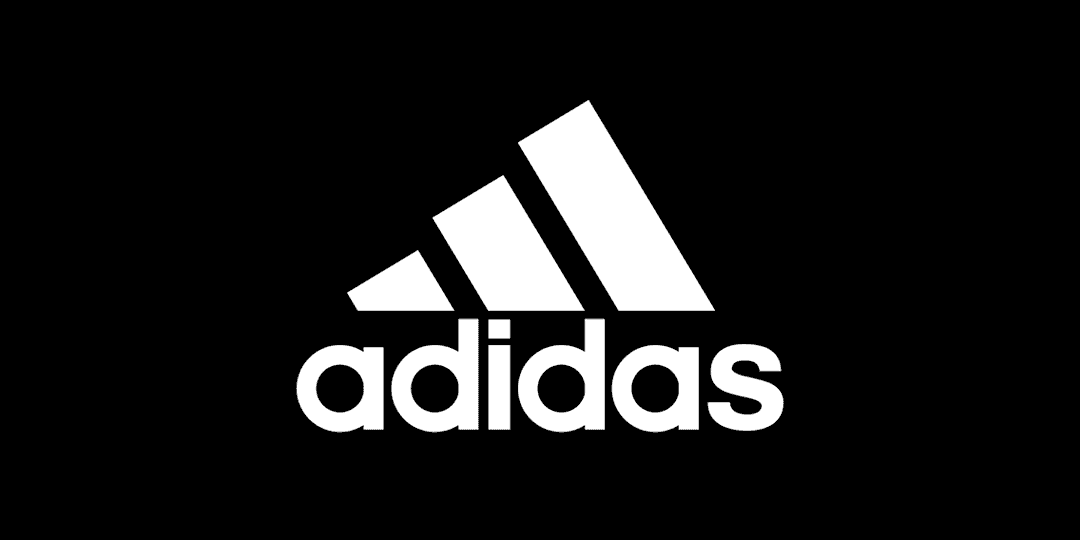 The Adidas logo uses ITC Avante Garde Gothic Demi.