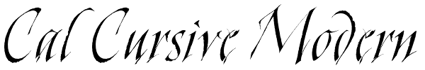 Cal Cursive Modern