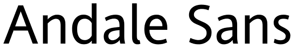 Andale Sans