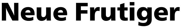 Neue Frutiger