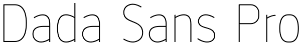 Dada Sans Pro