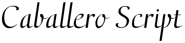 Caballero Script