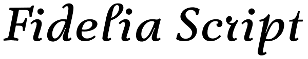 Fidelia Script