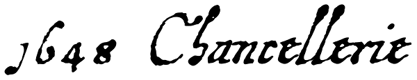 1648 Chancellerie