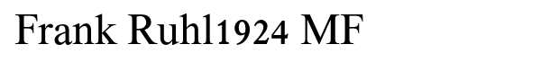 Frank Ruhl1924 MF