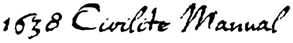 1638 Civilite Manual