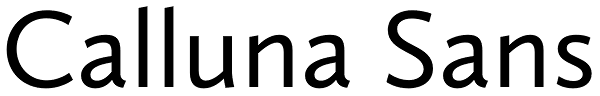 Calluna Sans