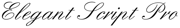 Elegant Script Pro