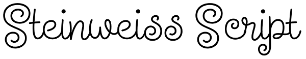 Steinweiss Script