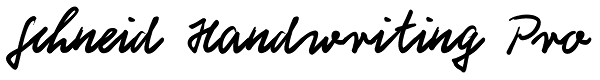 Schneid Handwriting Pro