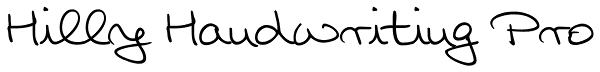 Hilly Handwriting Pro