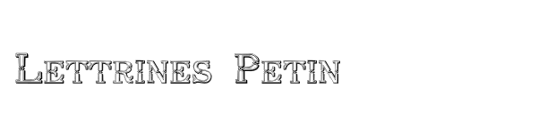 Lettrines Petin