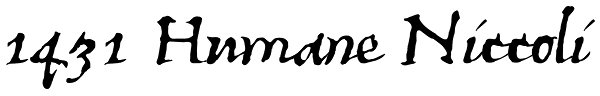 1431 Humane Niccoli
