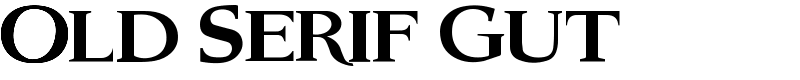 Old Serif Gut