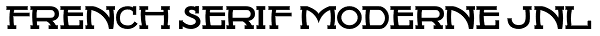 French Serif Moderne JNL