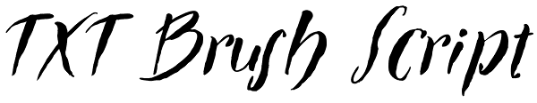 TXT Brush Script