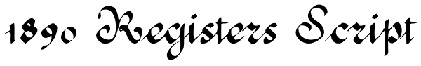 1890 Registers Script