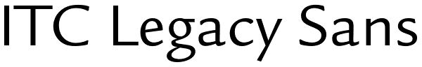 ITC Legacy Sans