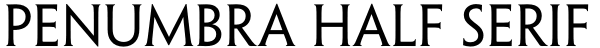 Penumbra Half Serif