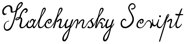 Kalchynsky Script