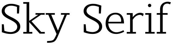 Sky Serif