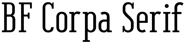 BF Corpa Serif