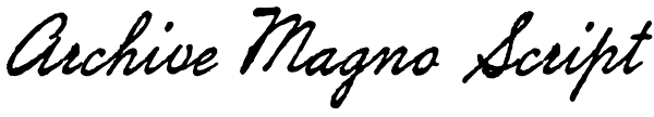 Archive Magno Script