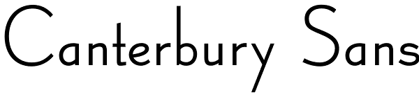 Canterbury Sans