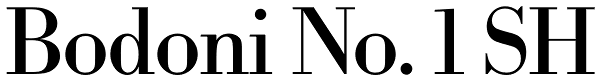 Bodoni No. 1 SH