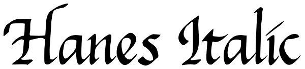 Hanes Italic