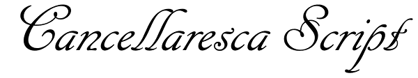 Cancellaresca Script