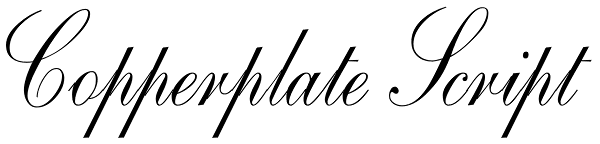 Copperplate Script