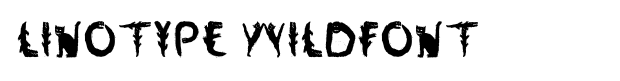 Linotype Wildfont