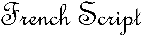 French Script