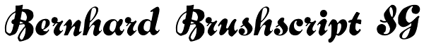 Bernhard Brushscript SG