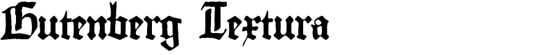 Gutenberg Textura