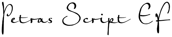 Petras Script EF