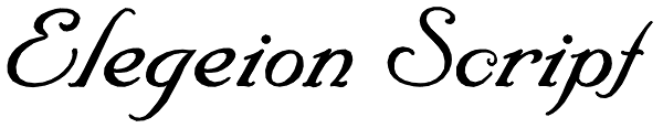 Elegeion Script