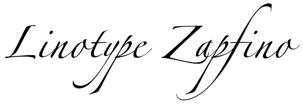 Linotype Zapfino