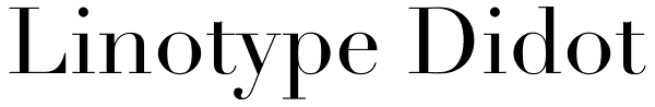 Linotype Didot