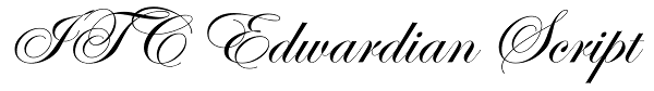 ITC Edwardian Script