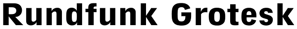 Rundfunk Grotesk