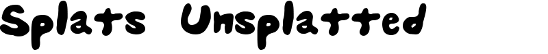 Splats Unsplatted