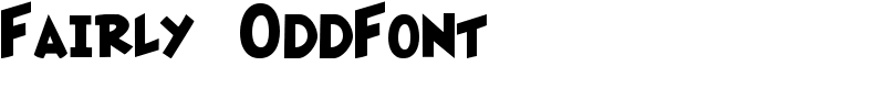 Fairly OddFont