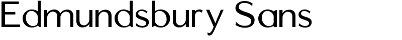 Edmundsbury Sans