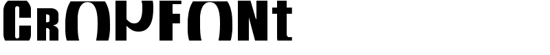 CropFont