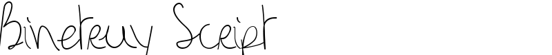 Binetruy Script